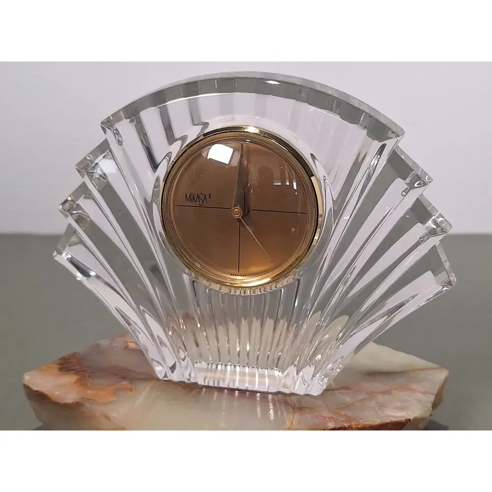 Mikasa Deco Crystal Clock Germany 7